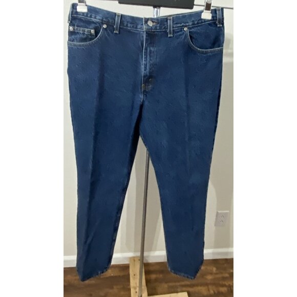 Faded Glory Jeans & Co Mens 38X29(tag reads 30) Dark Wash 100% Cotton Relaxed - Picture 1 of 9